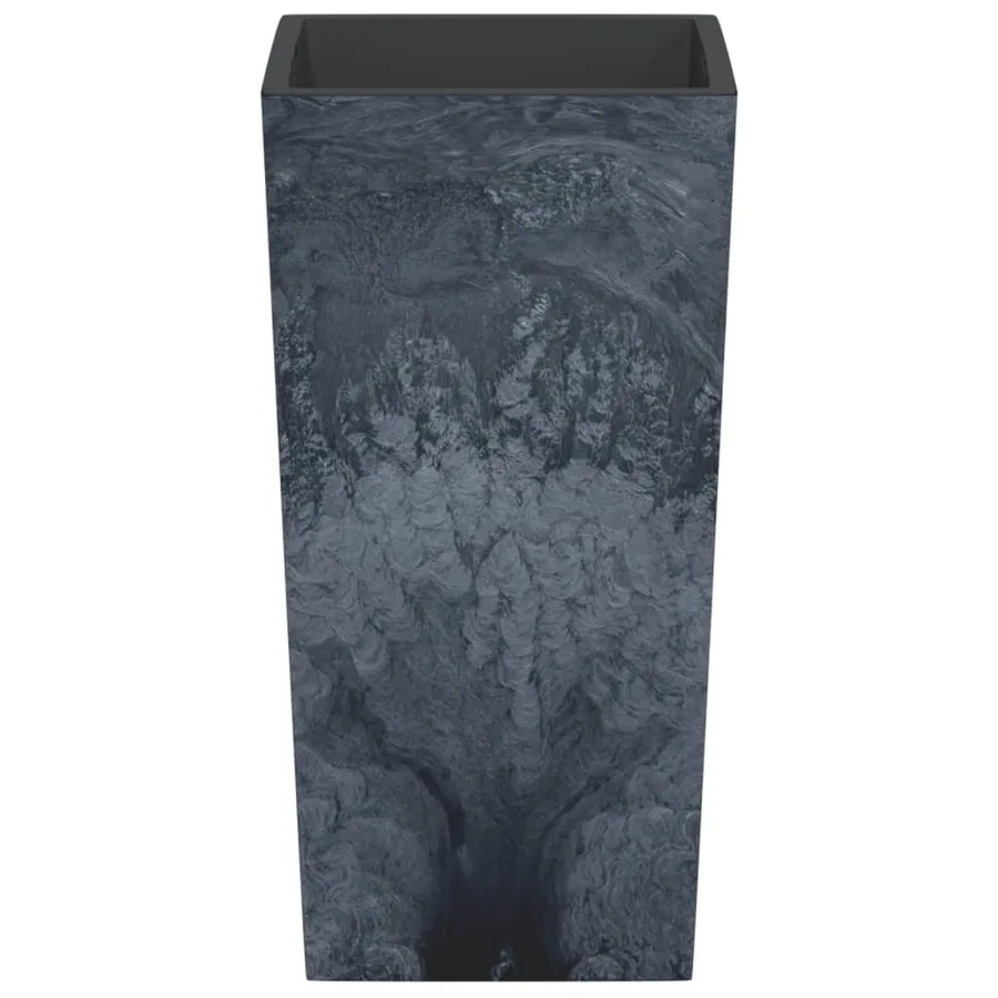 Jardinière et intérieur amovible anthracite 21/49L aspect béton - 4