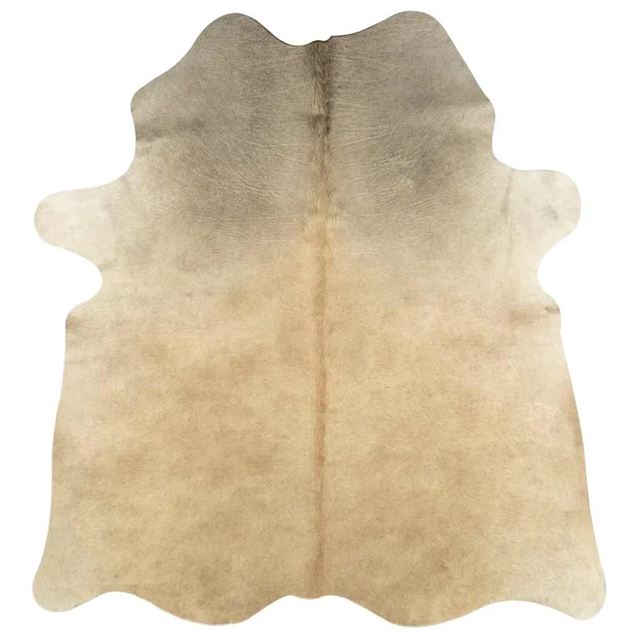 Tapis en peau de vache véritable beige 180x220 cm - 5