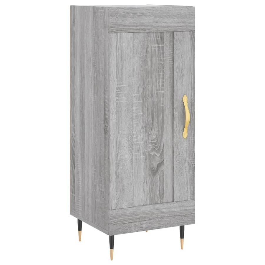 Buffet haut Sonoma gris 34,5x34x180 cm Bois d'ingénierie - 7