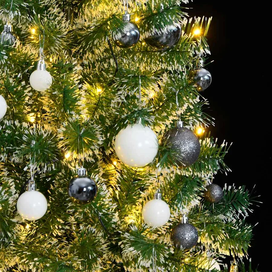 Sapin de Noël artificiel 300 LED&boules&neige floquée 240 cm - 3
