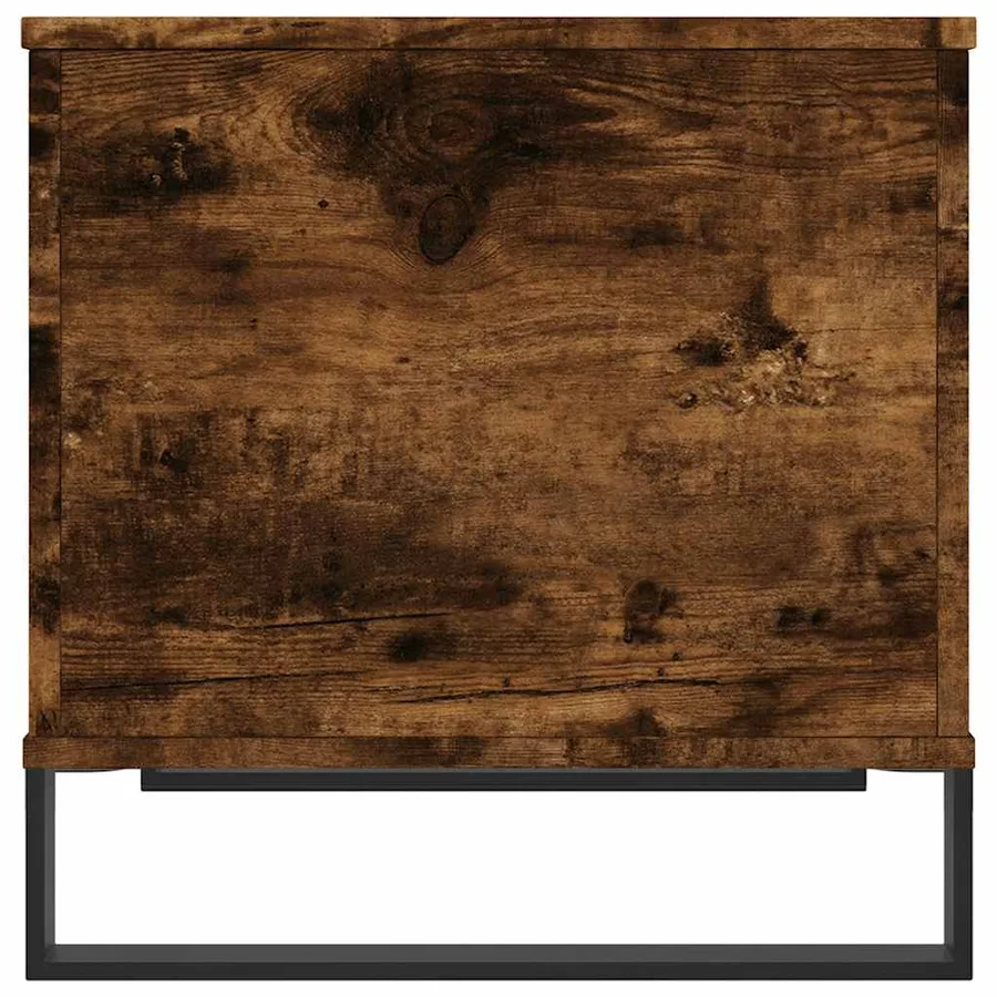 Table basse Chêne fumé 60x44,5x45 cm Bois d'ingénierie - 7