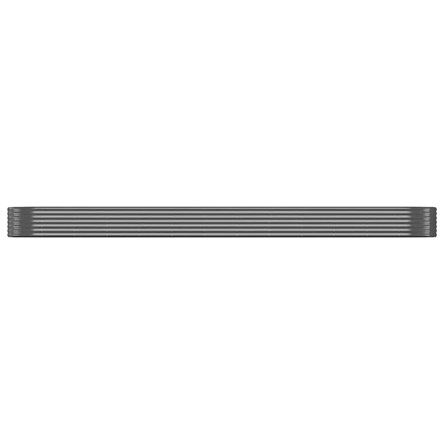 Lit surélevé de jardin Acier galvanisé Anthracite - 3