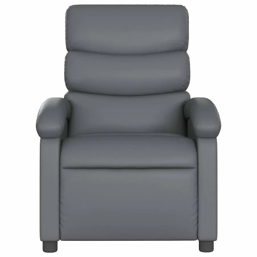 Fauteuil inclinable Gris Similicuir - 4
