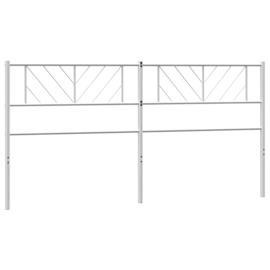 Tête de lit de remplacement métal blanc 193 cm - 6