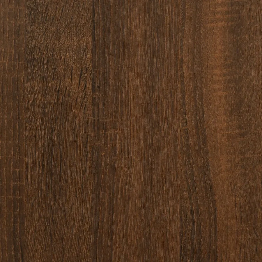 Banc de rangement chêne marron 42x42x46 cm bois d'ingénierie - 8