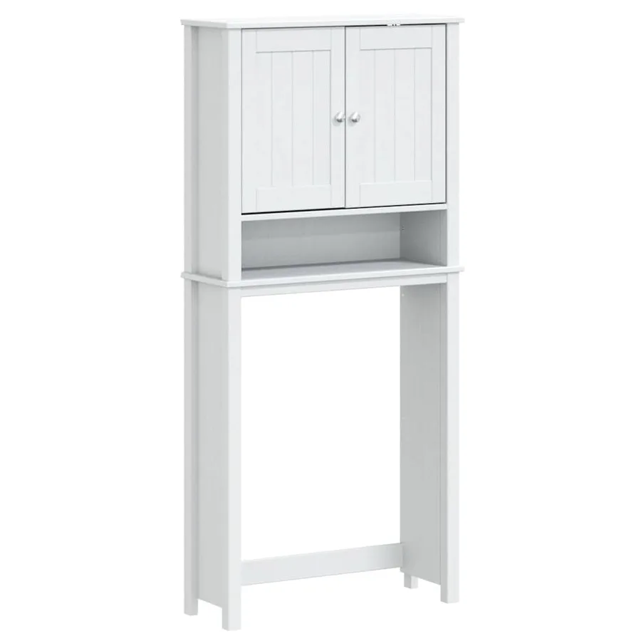 Armoire pour machine à laver BERG blanc bois massif - 2