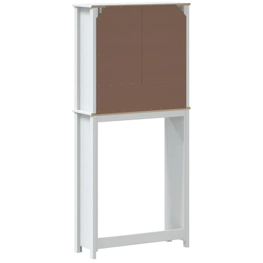 Armoire pour machine à laver BERG blanc bois massif - 6