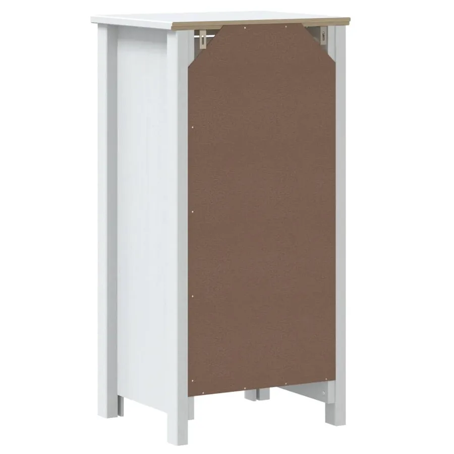 Armoire de salle de bain BERG blanc 40x34x80 cm pin massif - 6