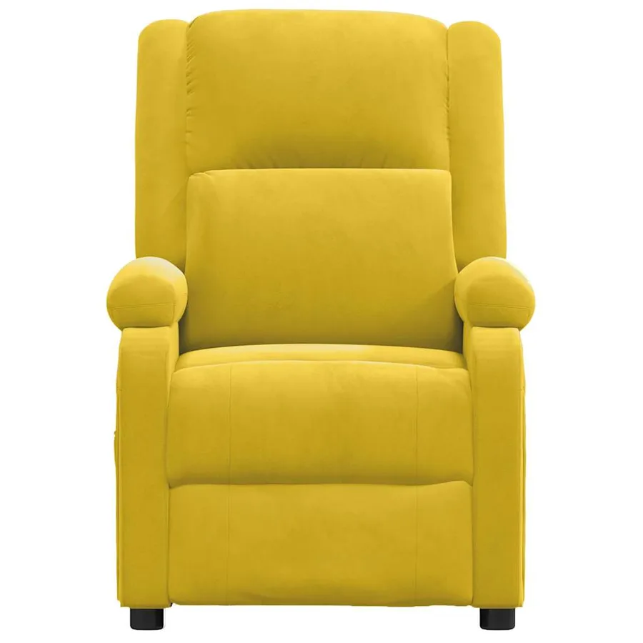 Fauteuil de massage Jaune Velours - 3