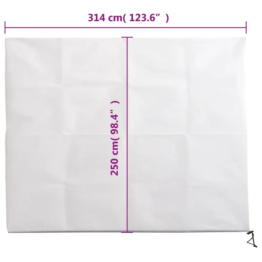 Housse de protection pour plantes avec fermeture éclair 70 g/m² - 9