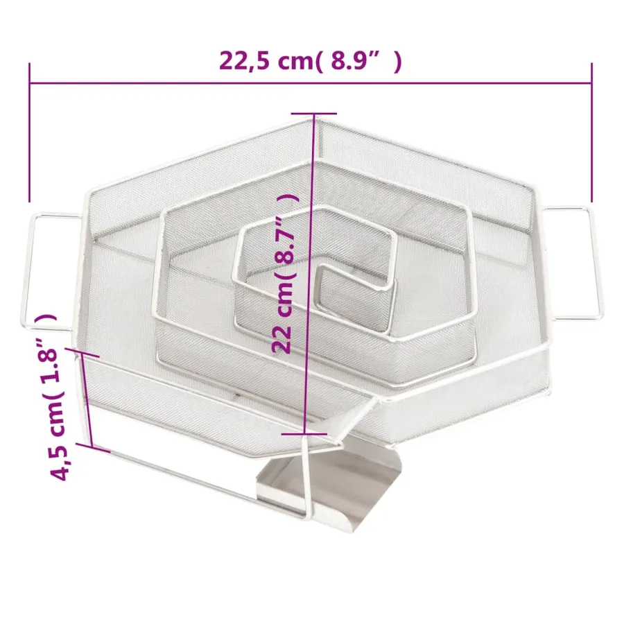 Fumoir à four à BBQ générateur de fumée froide acier galvanisé - 15
