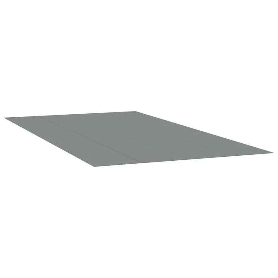 Bâche de piscine gris clair 820x420 cm géotextile polyester - 2