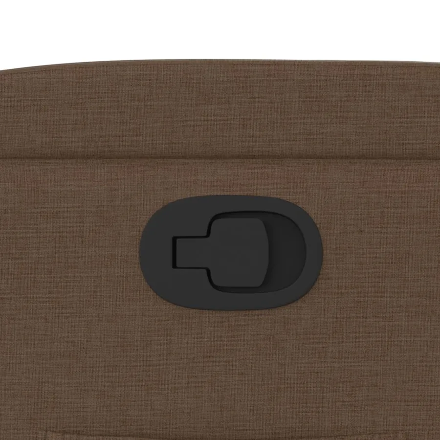Fauteuil inclinable Marron Tissu - 9