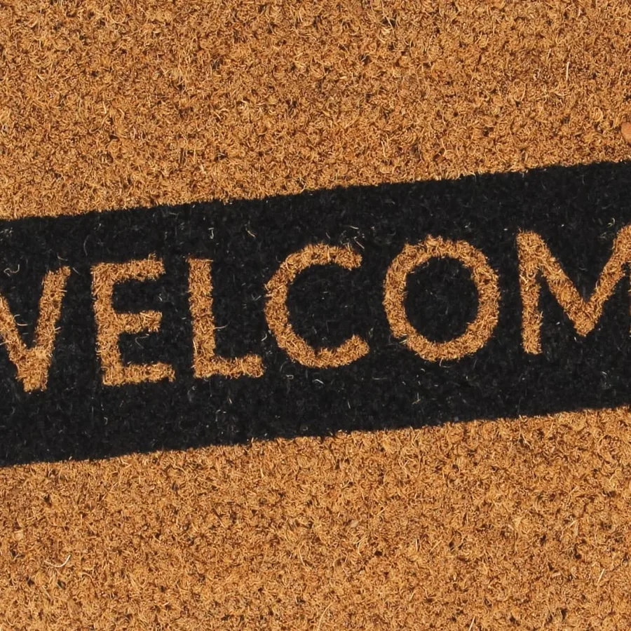 Tapis de porte naturel 45x75 cm fibre de coco touffeté - 5