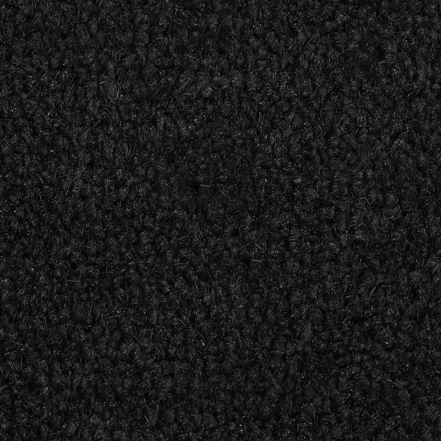 Tapis de porte noir 60x90 cm fibre de coco touffeté - 5