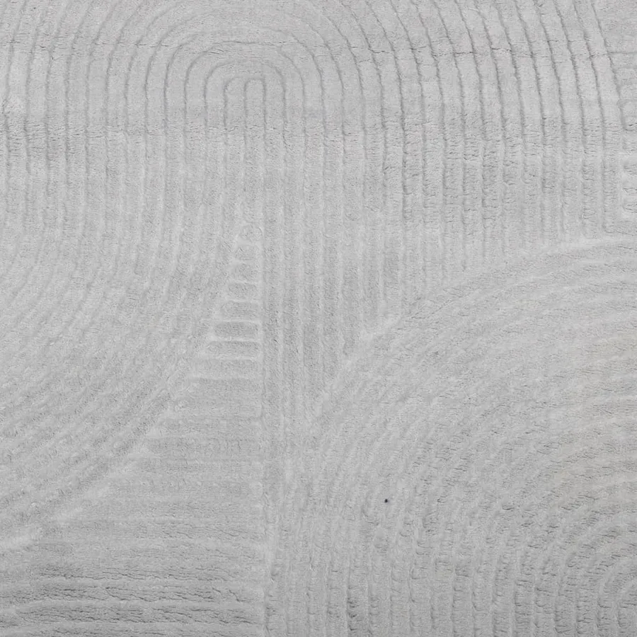 Tapis IZA poils courts style scandinave gris 200x280 cm - 9