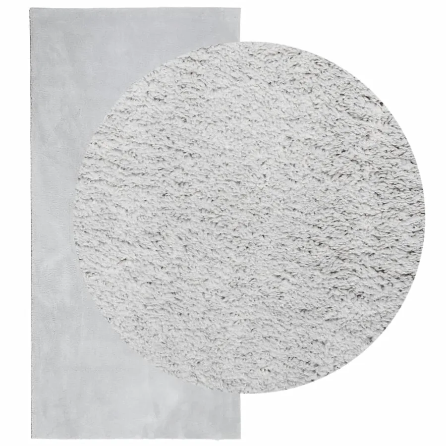 Tapis HUARTE à poils courts doux et lavable gris 100x200 cm - 3