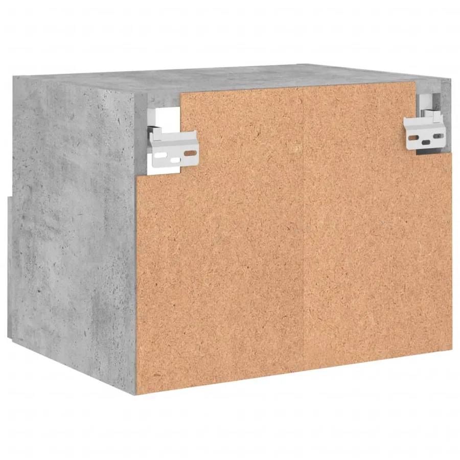 Meubles TV muraux 2 pcs gris béton 40x30x30cm bois d'ingénierie - 10