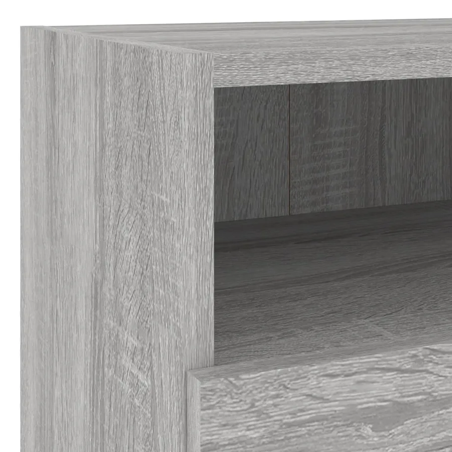 Meubles TV muraux 2pcs sonoma gris 40x30x30cm bois d'ingénierie - 11