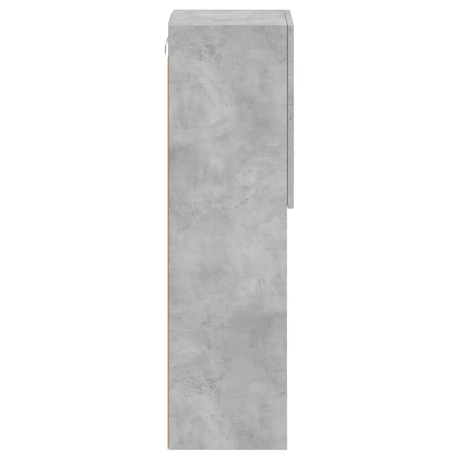 Meubles TV avec lumières LED 2 pcs gris béton 30,5x30x102 cm - 10