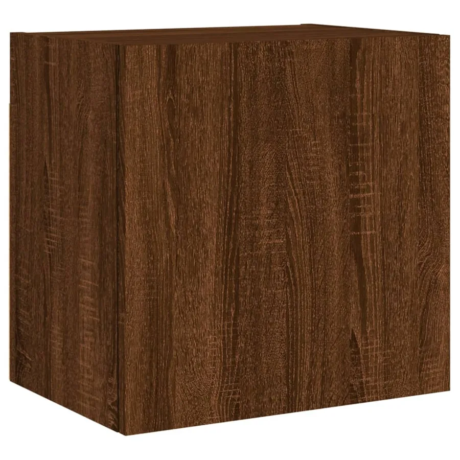 Meubles TV muraux 2 pcs chêne marron 40,5x30x40 cm - 6