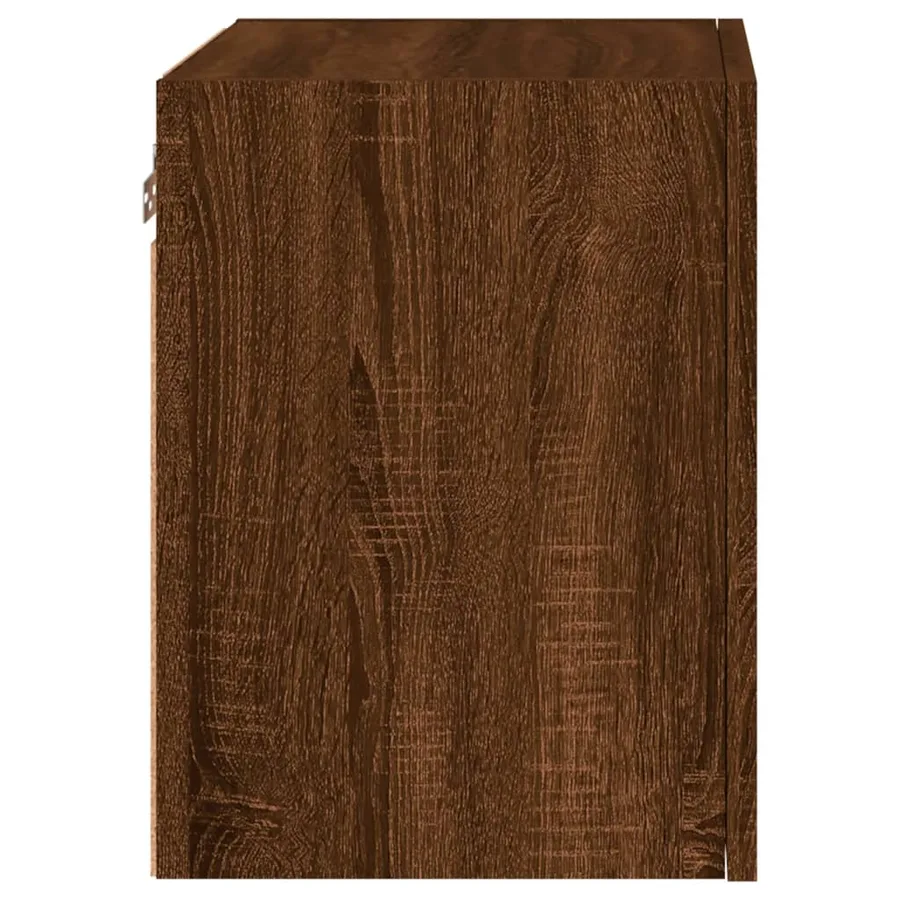 Meubles TV muraux 2 pcs chêne marron 40,5x30x40 cm - 9