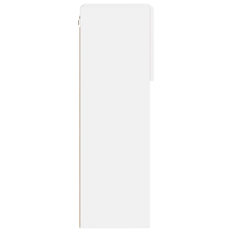 Meuble TV avec lumières LED blanc 40,5x30x90 cm - 10