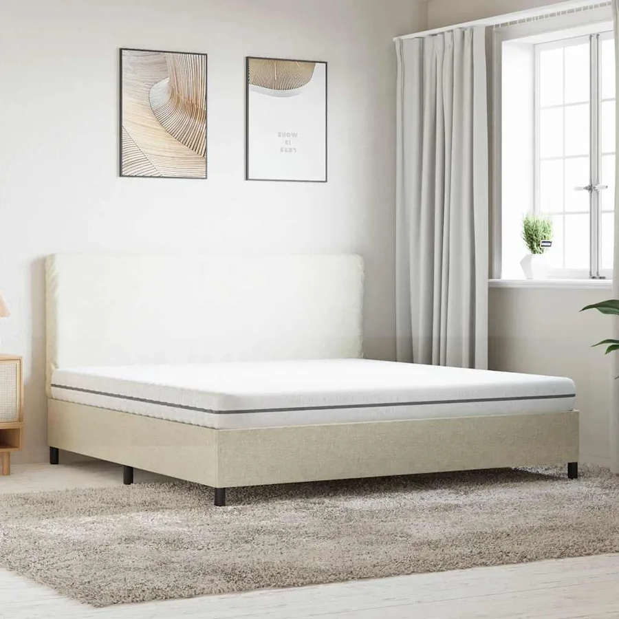 Matelas en mousse moyennement doux 200x200 cm - 2