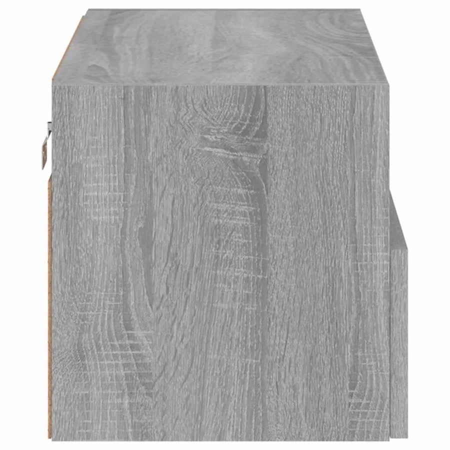Meuble TV mural sonoma gris 60x30x30 cm bois d'ingénierie - 9