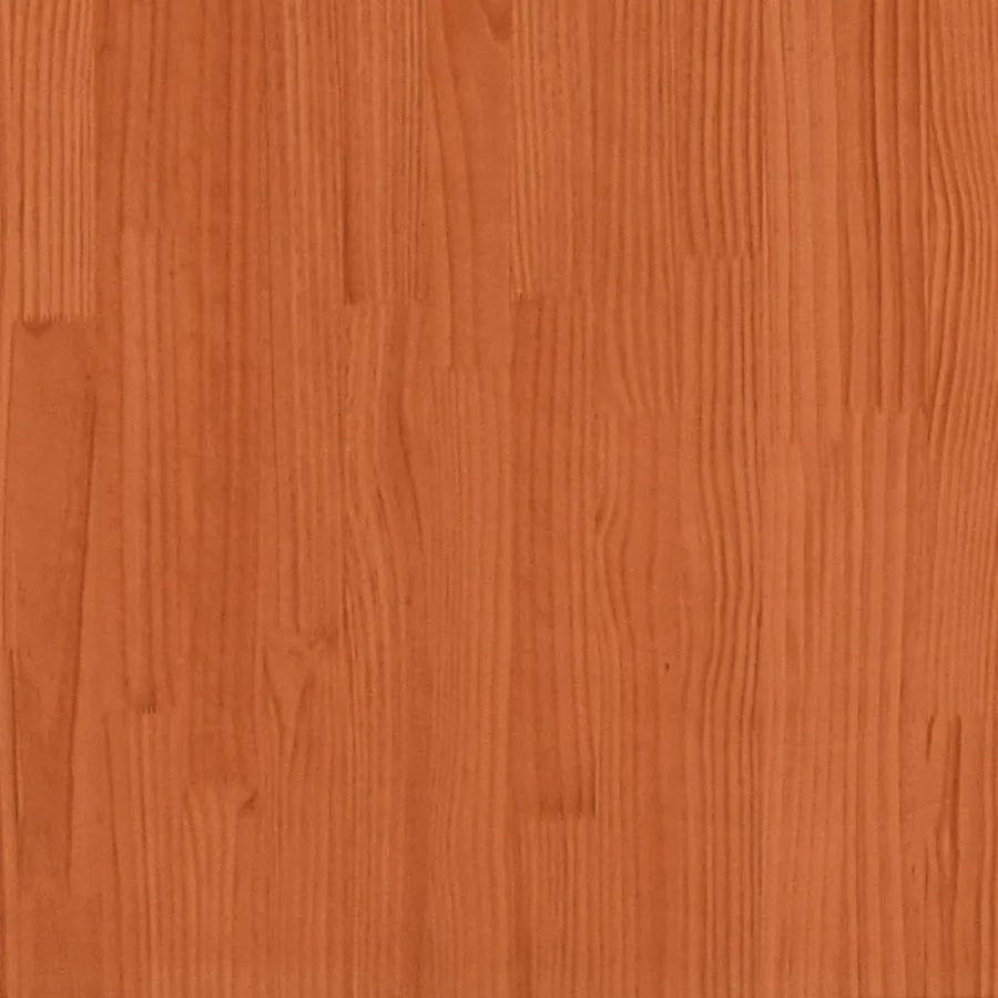 Table à manger cire marron 55x55x75 cm bois massif de pin - 9