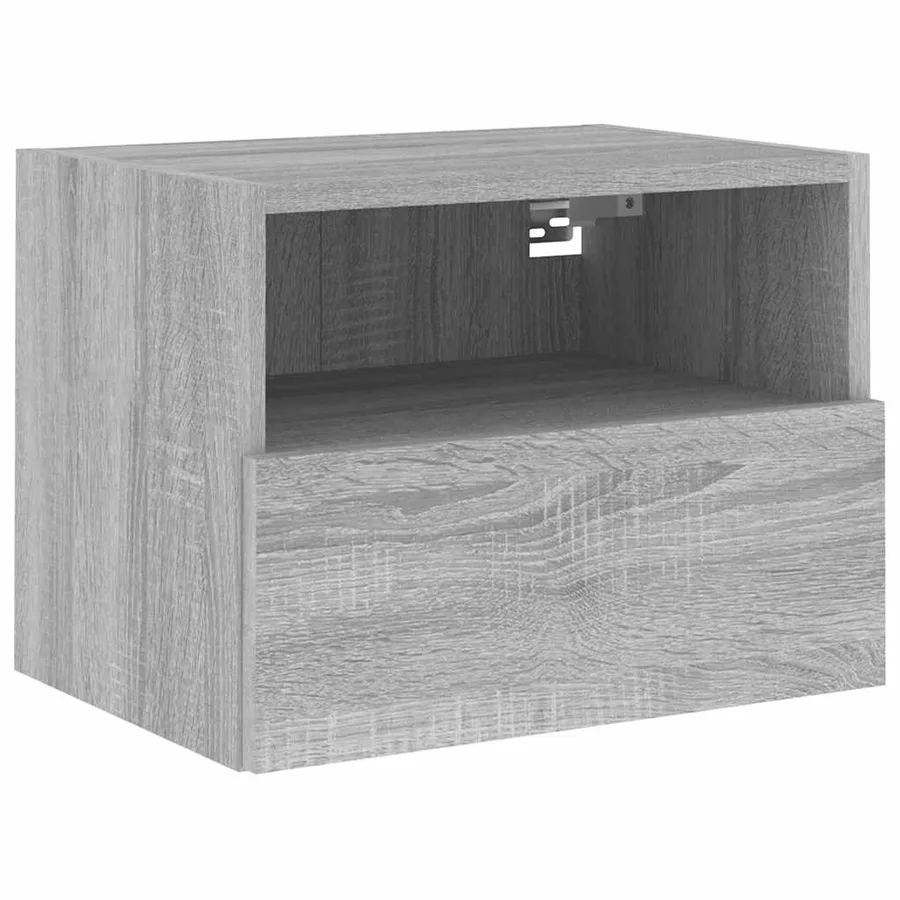 Unités murales TV 5 pcs sonoma gris bois d'ingénierie - 9