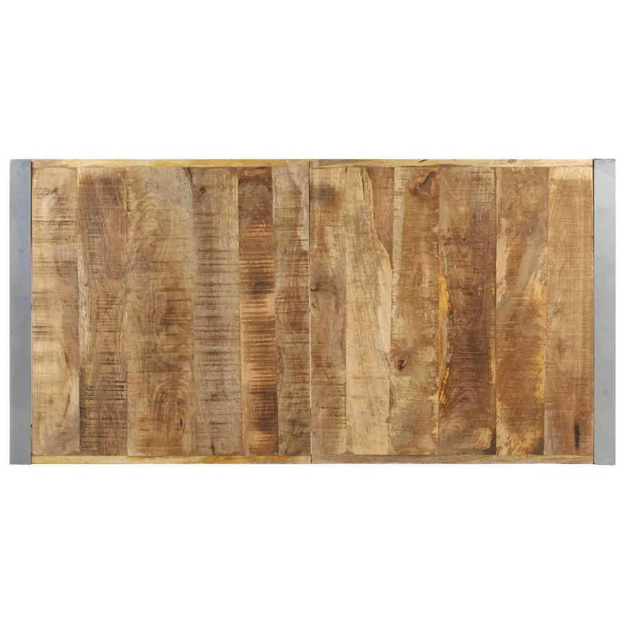 Table basse 140x70x40 cm Bois de manguier brut - 3