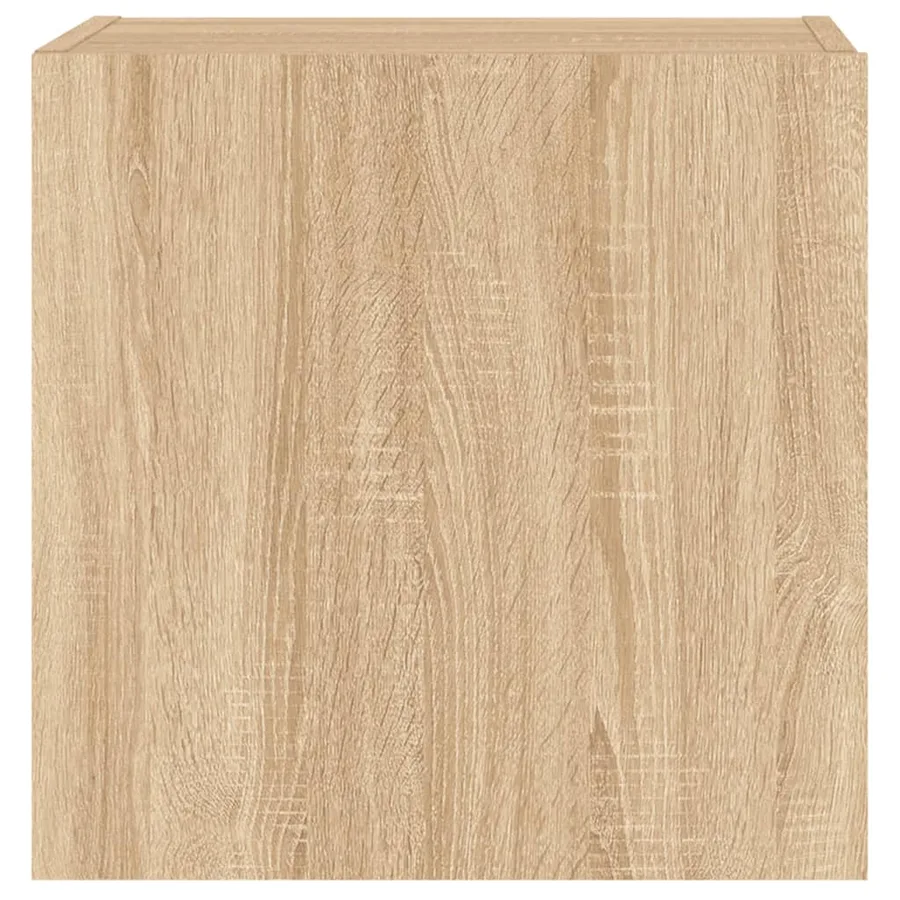 Meuble TV mural chêne sonoma 40,5x30x40 cm bois d'ingénierie - 7