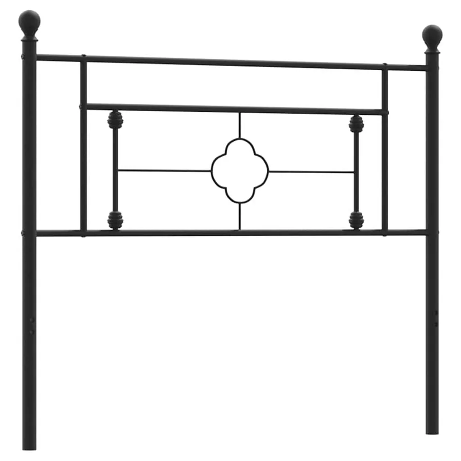 Tête de lit de remplacement métal noir 107 cm - 5