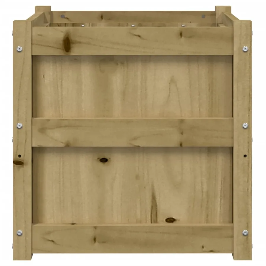 Jardinière 50x50x50 cm bois de pin imprégné - 5