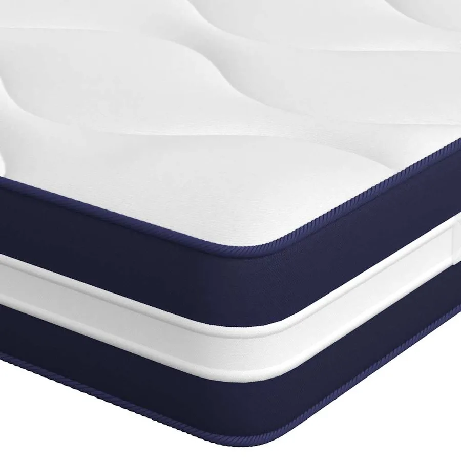 Matelas à ressorts ensachés dureté moyenne 200x200 cm - 5
