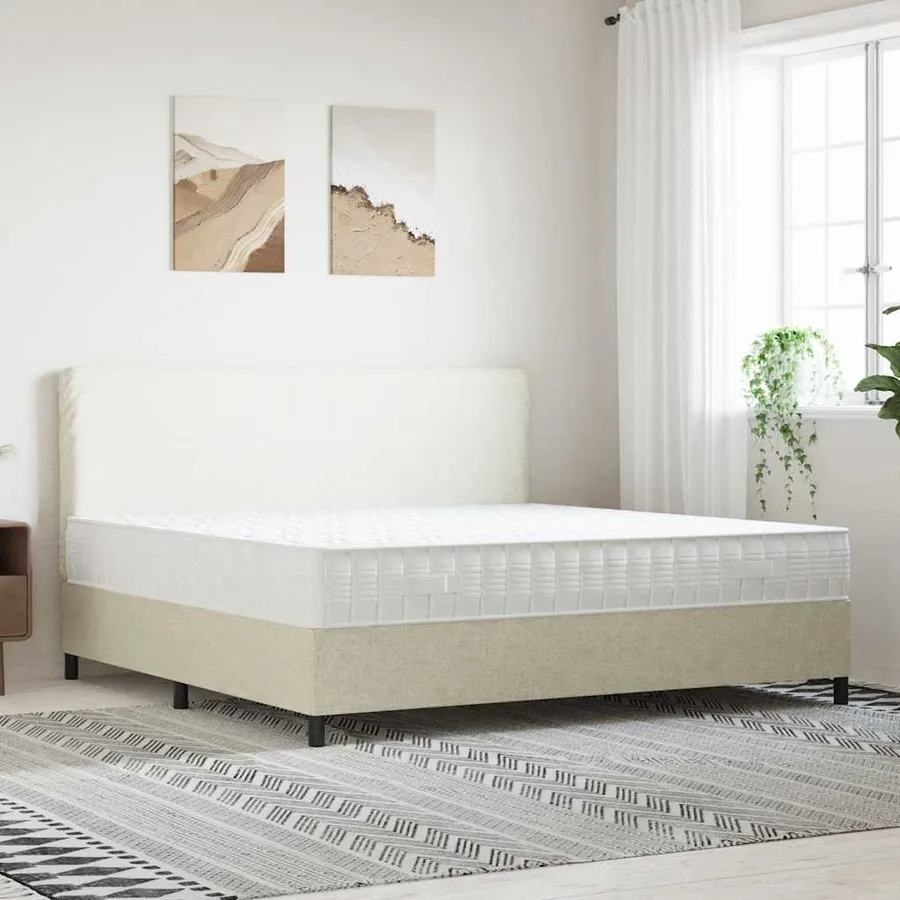 Matelas à ressorts ensachés dureté moyenne 200x200 cm - 2