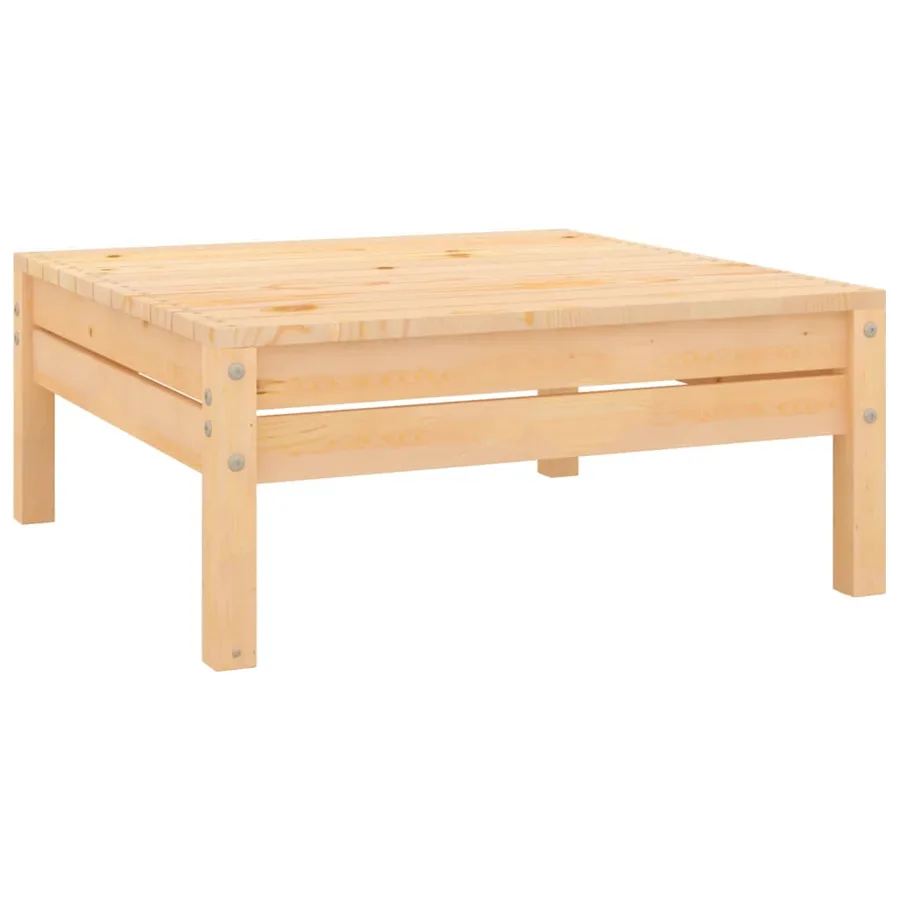 Salon de jardin 11 pcs Bois de pin massif - 3