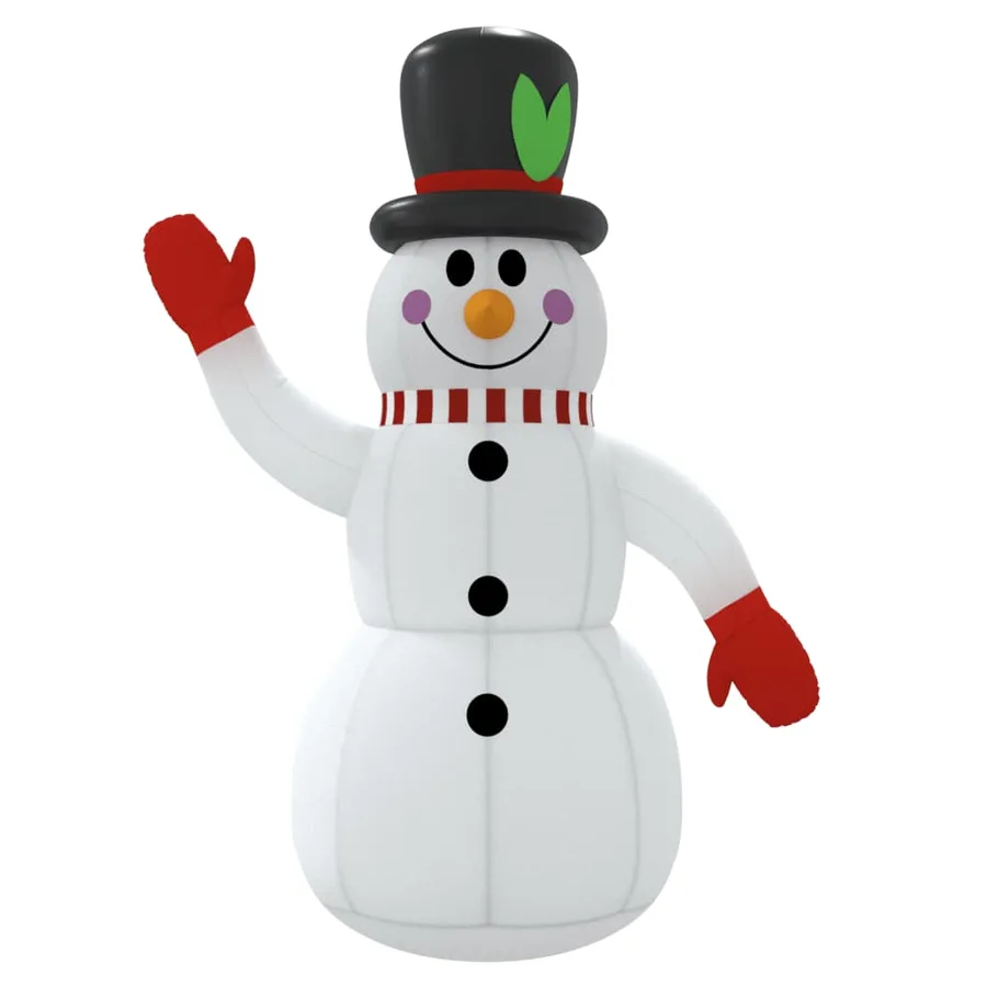 Bonhomme de neige gonflable avec LED 300 cm - 4
