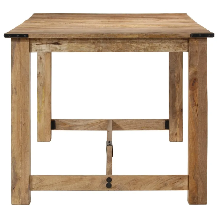 Table à dîner 180x90x75 cm bois de manguier massif - 3