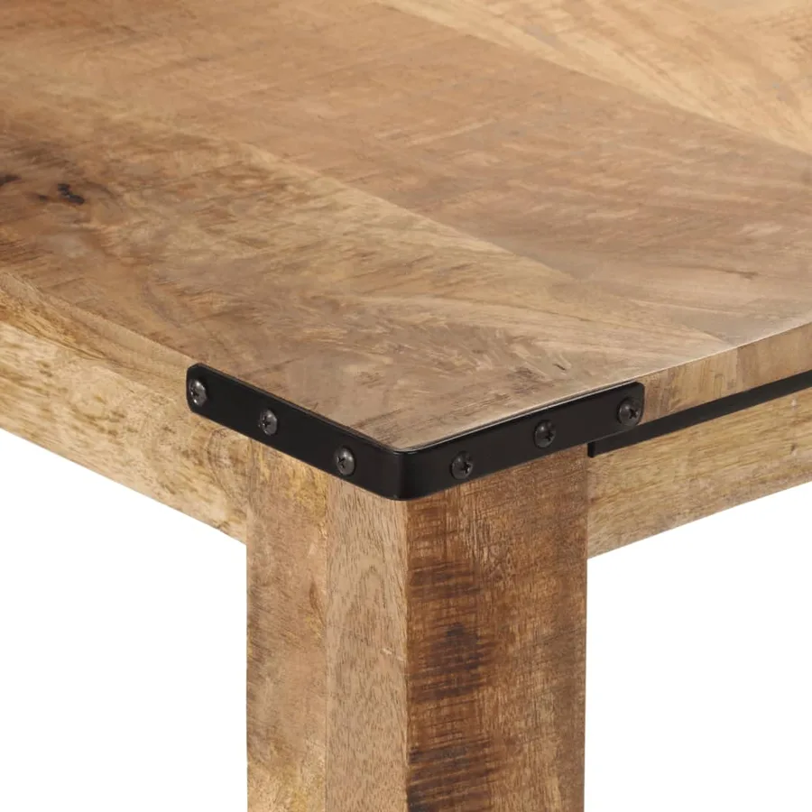 Table à dîner 180x90x75 cm bois de manguier massif - 5