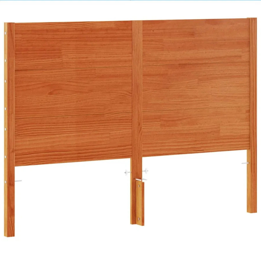 Tête de lit cire marron 180 cm bois massif de pin - 2