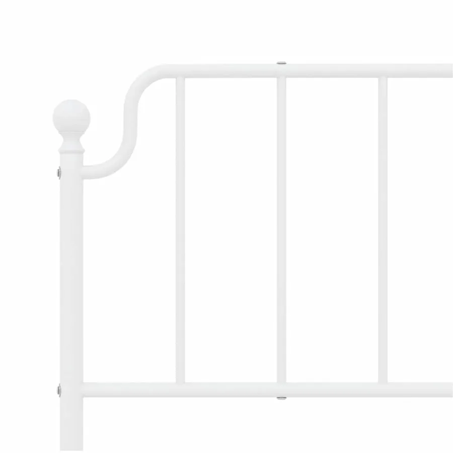Tête de lit de remplacement métal blanc 193 cm - 6