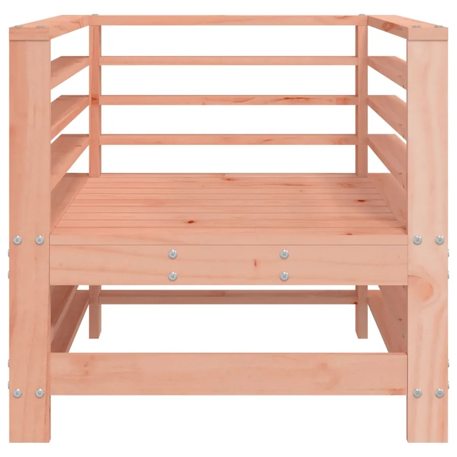Chaises de jardin lot de 2 cm bois massif douglas - 4