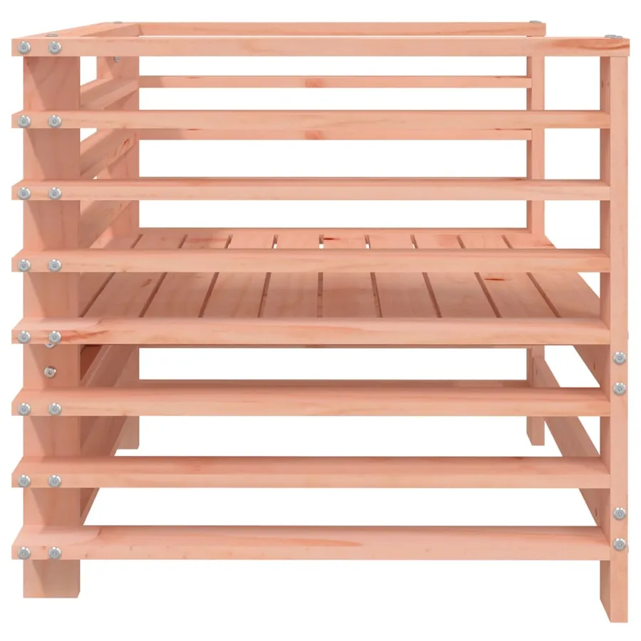 Chaises de jardin lot de 2 cm bois massif douglas - 6
