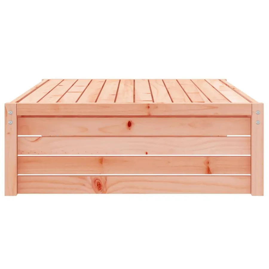 Repose-pied de jardin 120x80 cm massif de douglas - 5