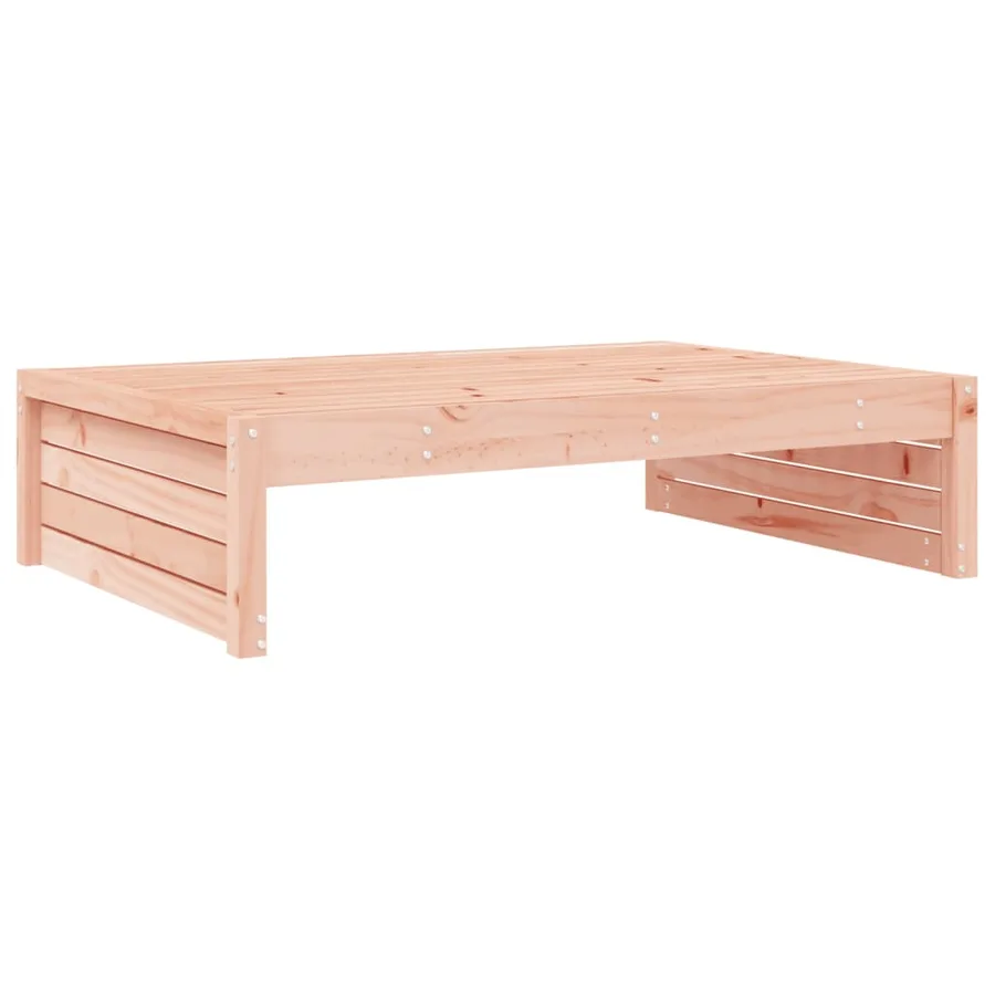Repose-pied de jardin 120x80 cm massif de douglas - 6