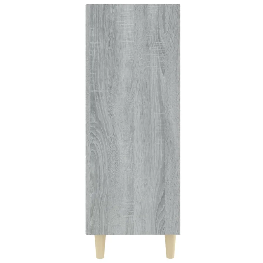 Buffet Sonoma gris 69,5x32,5x90 cm Bois d'ingénierie - 4