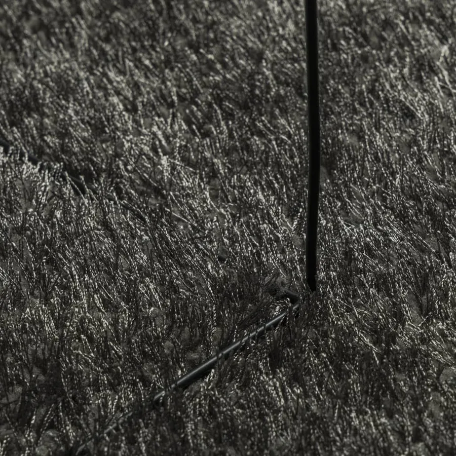 Tapis ISTAN à poils longs aspect brillant anthracite 120x170 cm - 8