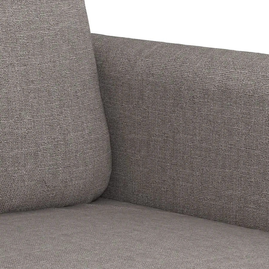 Ensemble de canapés 3 pcs avec coussins Taupe Tissu - 6
